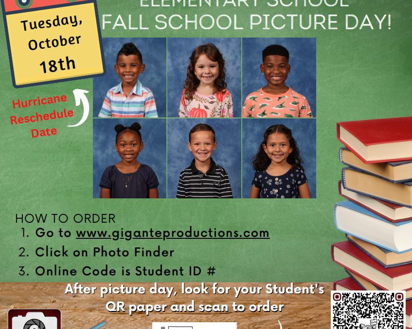 Picture Day – October 18th