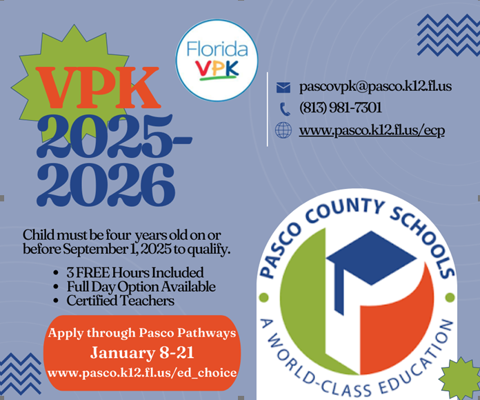 VPK Enrollment for 25-26 School Year